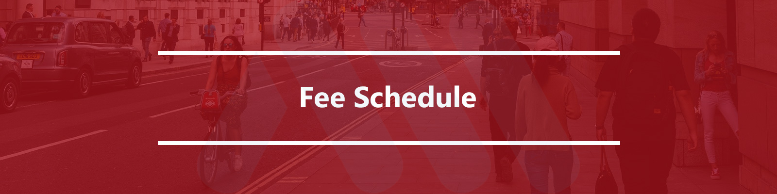 fee schedule